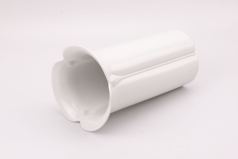 Très grand vase Arzberg Corso Cnospa en porcelaine blanche