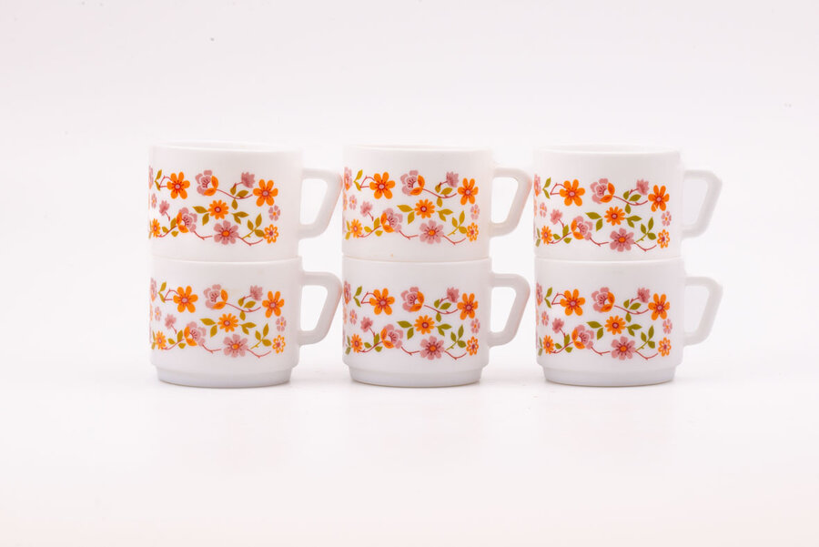 6 tasses Arcopal Scania