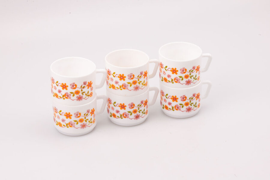 6 tasses Arcopal Scania