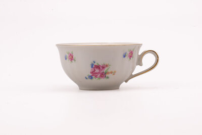 Set de 11 tasses et pot à lait Winterling US Zone en porcelaine