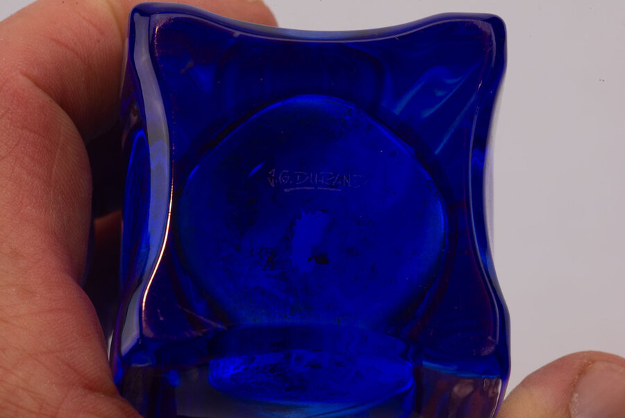 Vase en cristal J.G.Durand