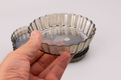 Moule à tartelette en verre fumé Arcopal