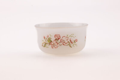Ramequin en opaline fleuri Florentine d'Arcopal