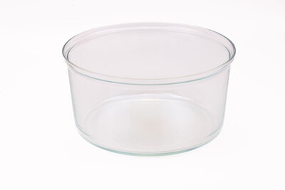 Plat à salade XXL en verre Arcuisine de 33 cm de diamètre