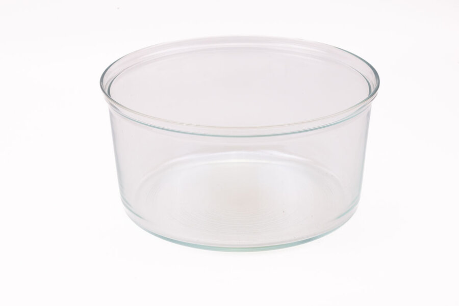 Plat à salade XXL en verre Arcuisine de 33 cm de diamètre
