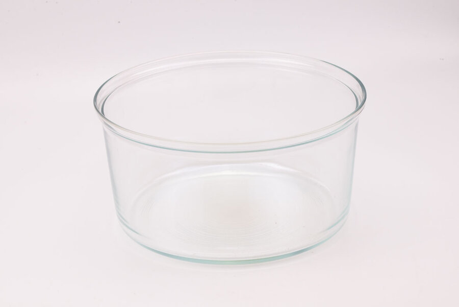Plat à salade XXL en verre Arcuisine de 33 cm de diamètre