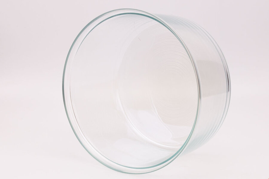 Plat à salade XXL en verre Arcuisine de 33 cm de diamètre