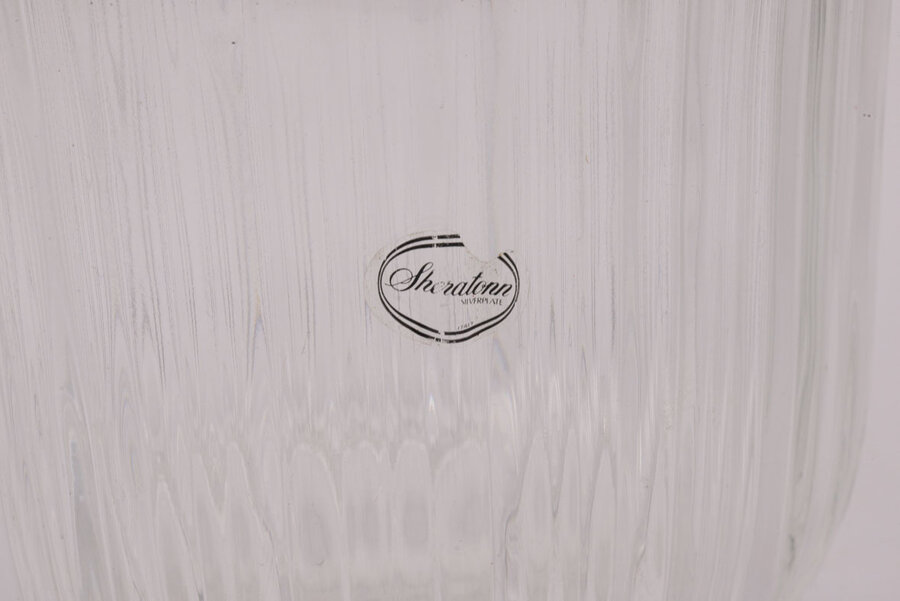 Seau à champagne vintage Sheraton Silverplate 