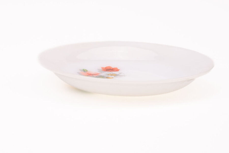 8 assiettes creuses Arcopal Anémones 
