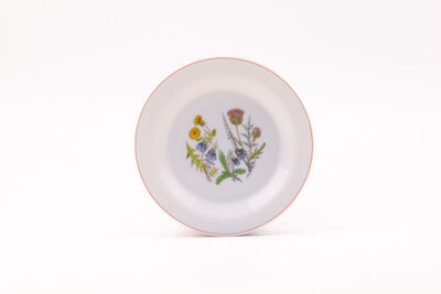 4 assiettes à dessert Arcopal Fleurs champêtres