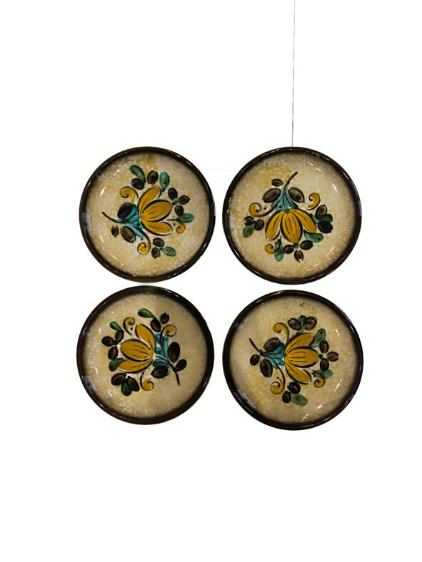 4 assiettes à dessert Boch Corfou