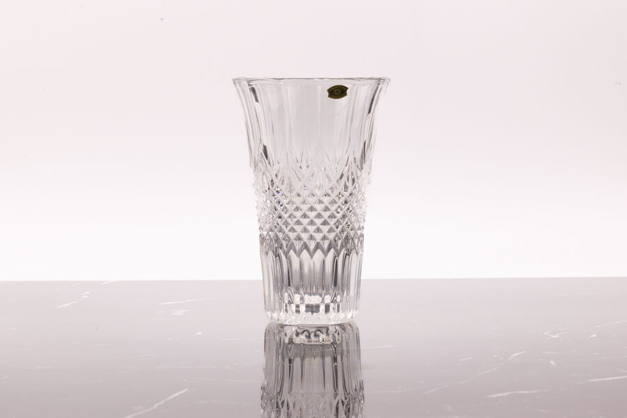 Vase cristal vintage de chez Otero Val Saint Lambert