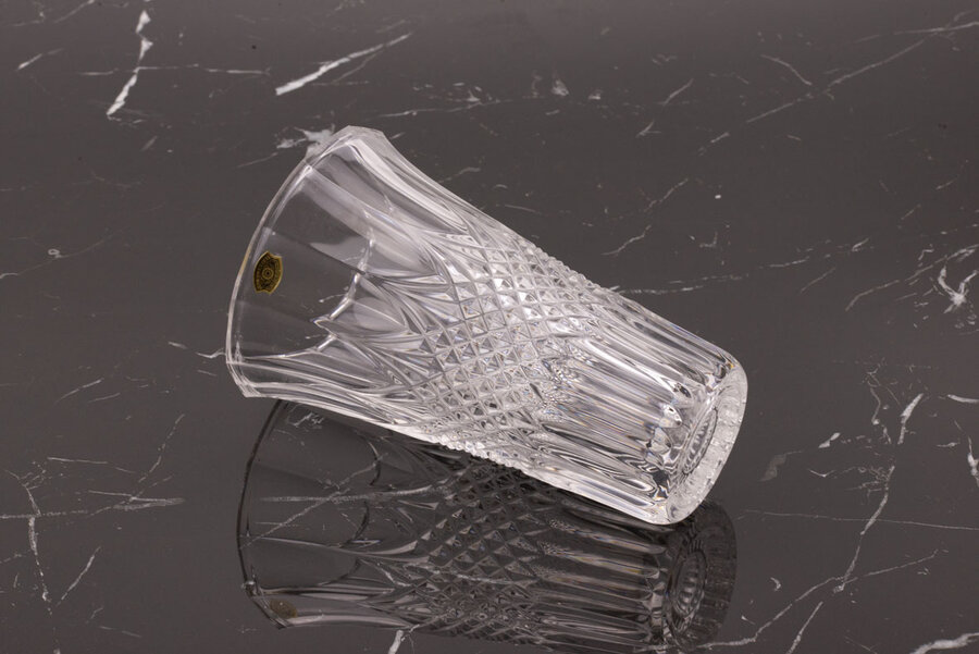 Vase cristal vintage de chez Otero Val Saint Lambert