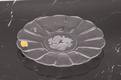 Plat en cristal Val Saint Lambert