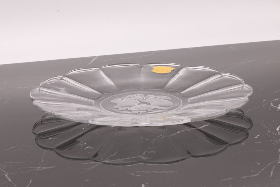Plat en cristal Val Saint Lambert