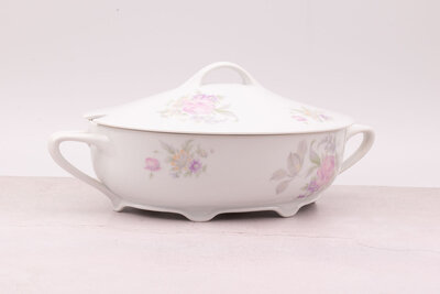 Grand plat/soupière avec couvercle en porcelaine Rosenthal