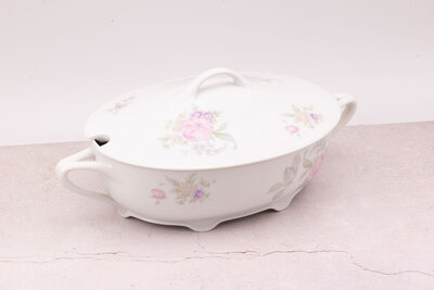 Grand plat/soupière avec couvercle en porcelaine Rosenthal