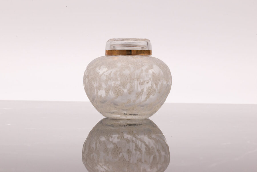 Pot avec couvercle Carlo Buffetti en verre 