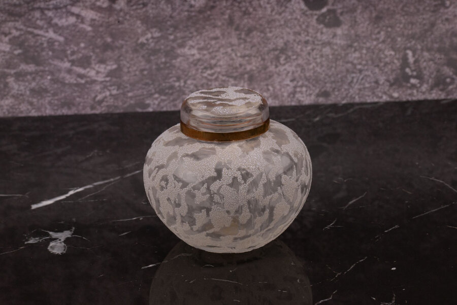 Pot avec couvercle Carlo Buffetti en verre 