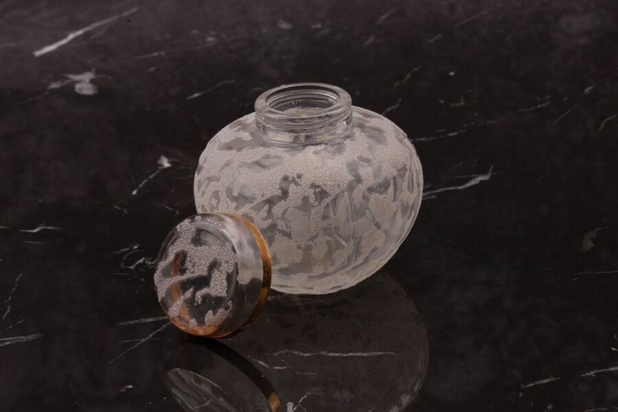 Pot avec couvercle Carlo Buffetti en verre 