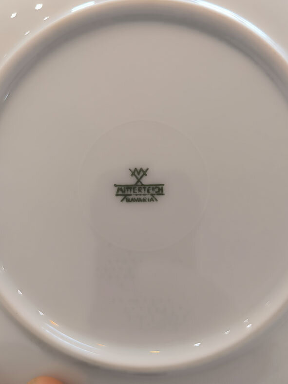 Service complet vintage en porcelaine 8 personnes assiettes plats soupière saucière Mitterteich