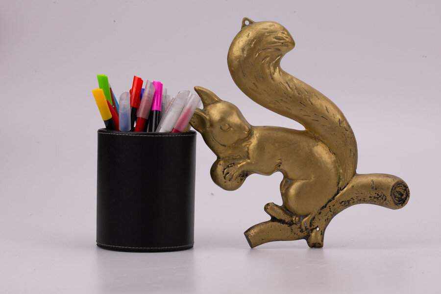 Déco murale en forme d'écureuil