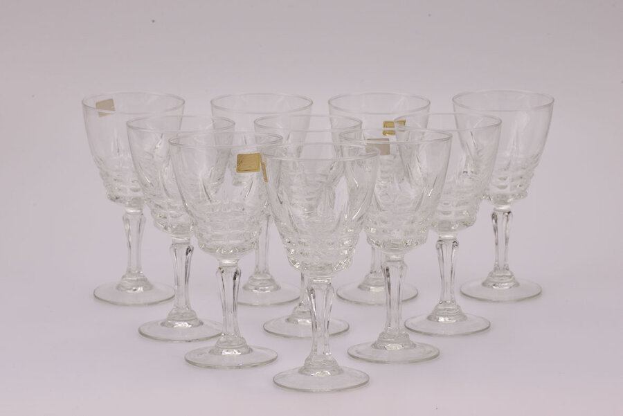 Verres fabriqués en France par la verrerie d'Arques, la bien connue et réputée manufacture Luminarc.