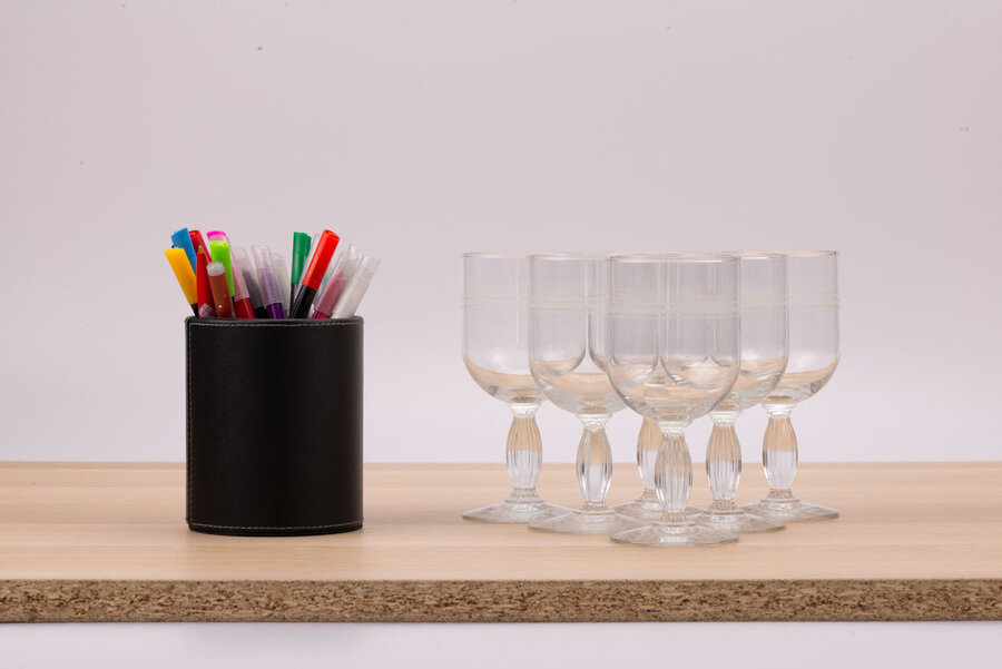 11 verres à vin 