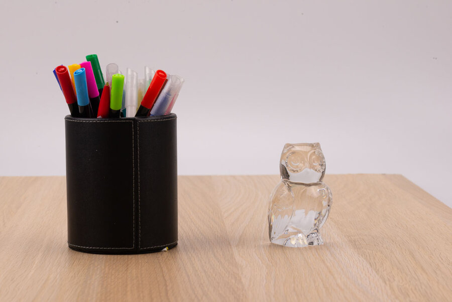 Figurine hibou en cristal