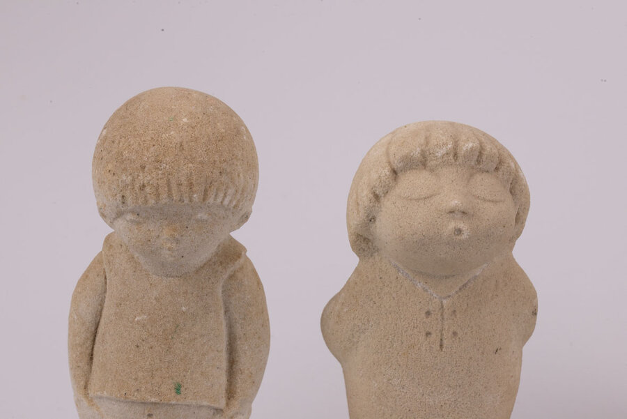 Lot de 5 figurines en grès Marbell StoneArt