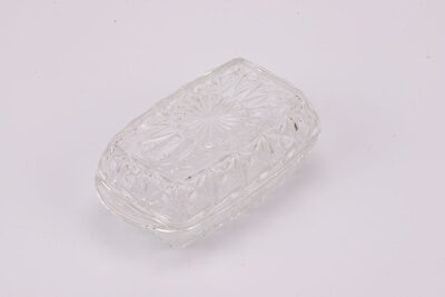 Beurrier en verre aux finitions sublimes des années 50-60 