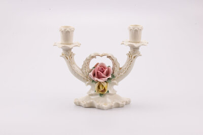 Chandelier à 2 lumières de la manufacture allemande Ens, années 1930.