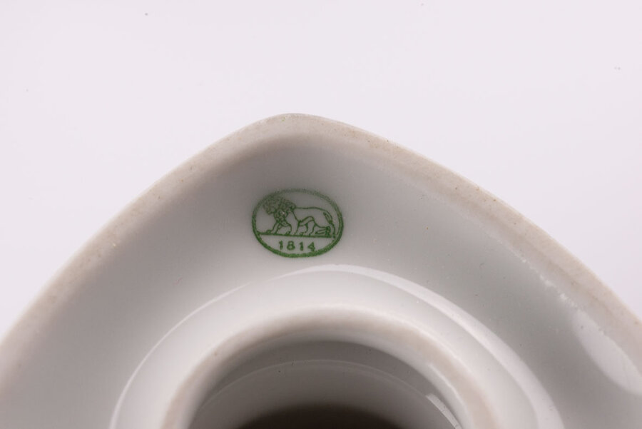 3 bougeoirs pour bougie fine de la  manufacture bavaroise Hutschenreuther