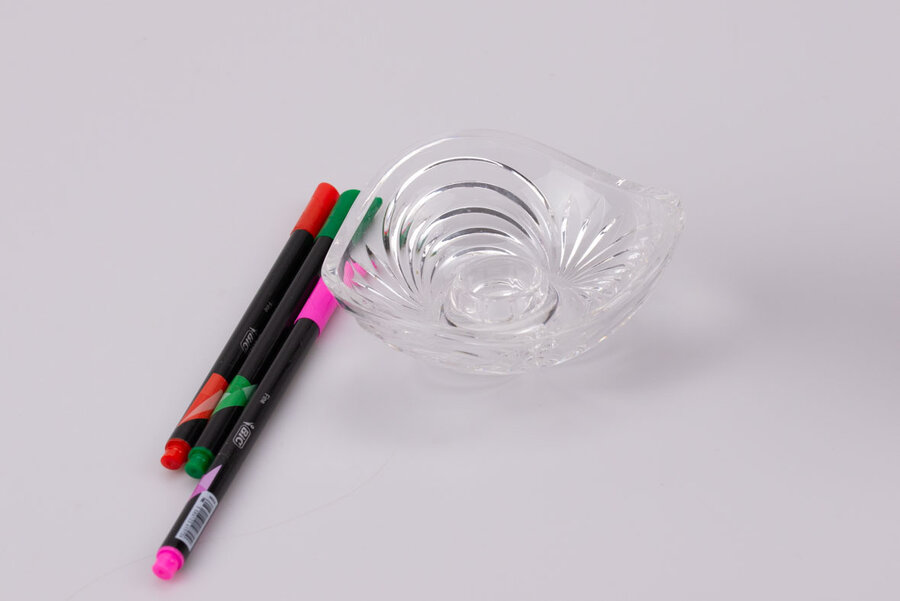 Bougeoir en cristal 