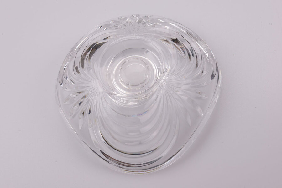 Bougeoir en cristal 