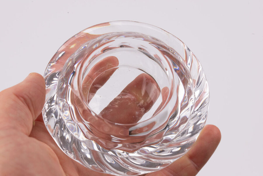 Bougeoir en cristal 