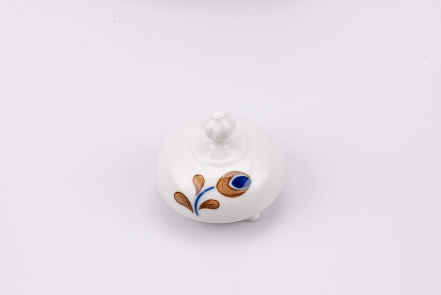 Couvercle de théière vintage en porcelaine Bareuther Waldassen