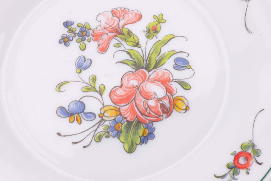 Set de 6 assiettes à dessert vintage Arcopal 