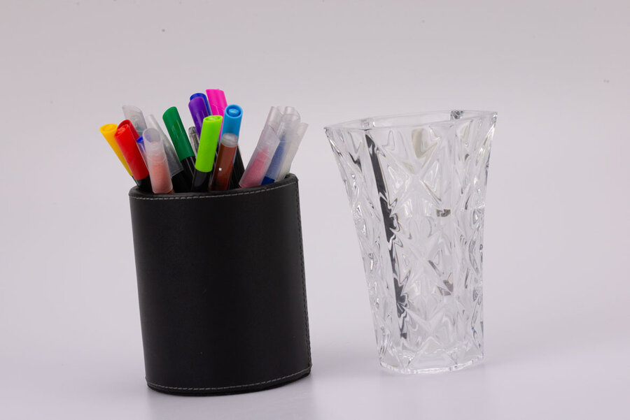 Petit vase vintage en cristal d'Arques modèle Sully
