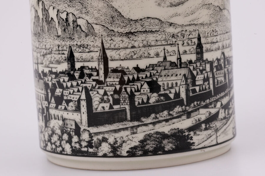 Pot à biscuits vintage en porcelaine de la manufacture Royal Porzellan Bavaria