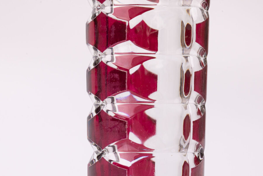 Vase en verre rubis Luminarc 