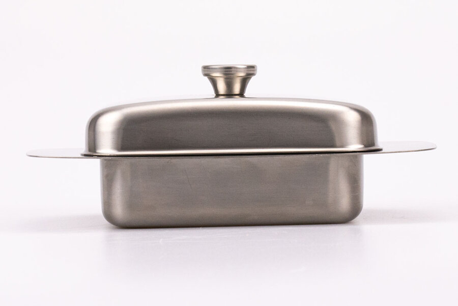 Beurrier en inox  Alessi Italie