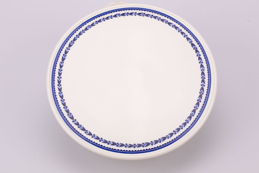 Présentoir à gâteau en faïence Royal Boch collection Romarin