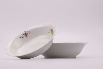 Duo saladiers vintage en céramique de chez Chodziez Poland