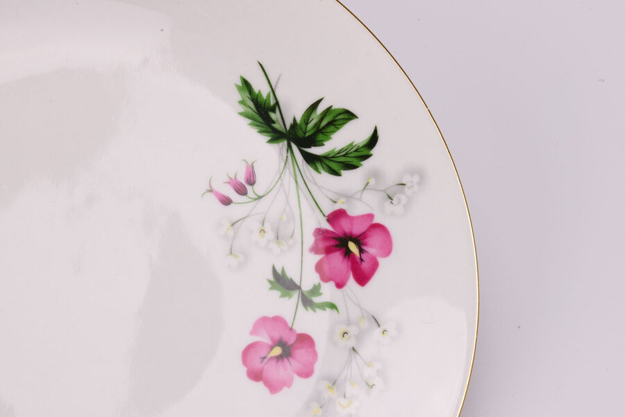 Assiette vintage en porcelaine de chez Kronester Bavaria