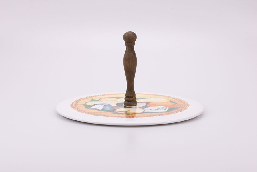 Plateau à fromage vintage en porcelaine de chez Revol