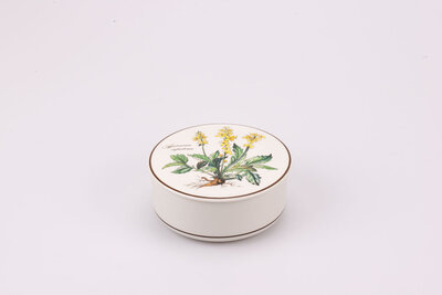 Bonbonnière vintage en porcelaine de Villeroy & Boch dans la collection Botanica. 
