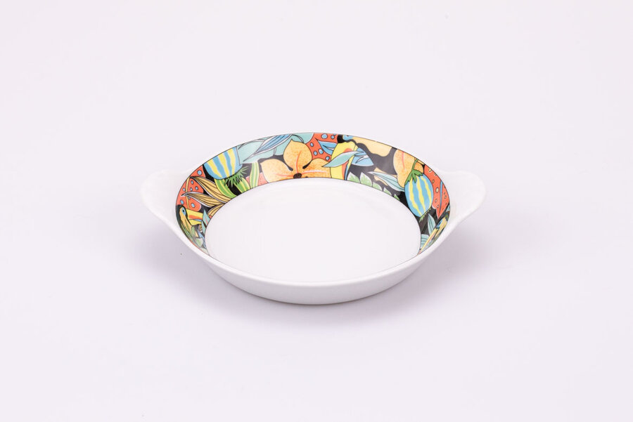 Petit bol vintage en porcelaine de chez Pillivuyt de la collection toucan