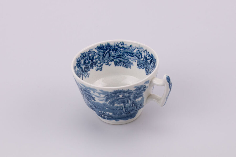 Tasse à thé vintage en porcelaine de Booths British Scenery