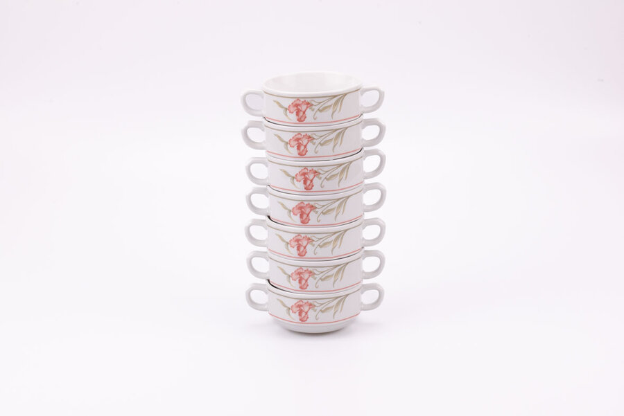 Bols à soupe vintage en porcelaine Bauscher Weiden Bavaria